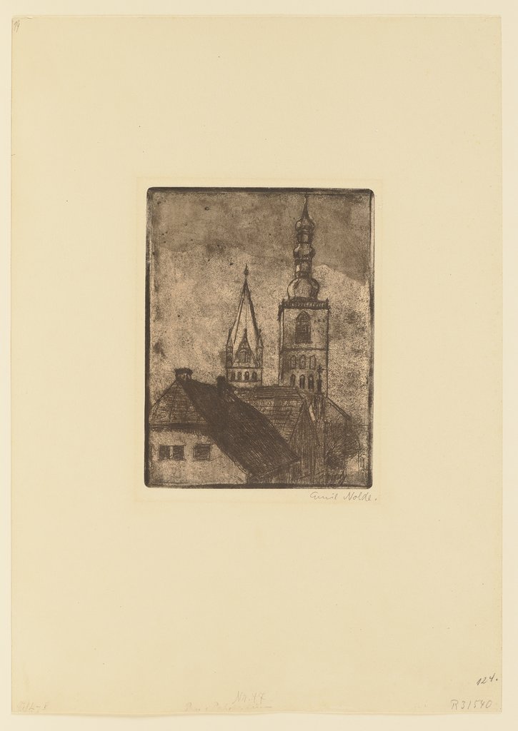 Petri- und Patrocli-Turm in Soest, Emil Nolde