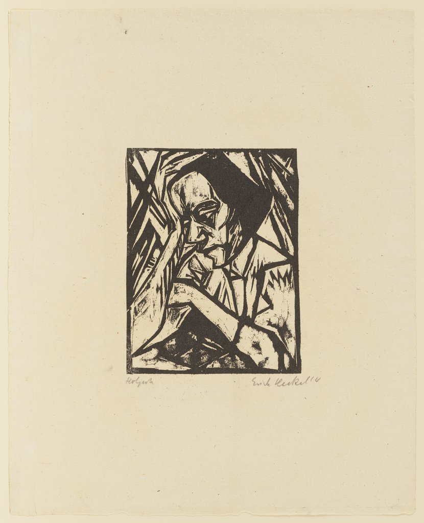 Reflective Woman, Erich Heckel