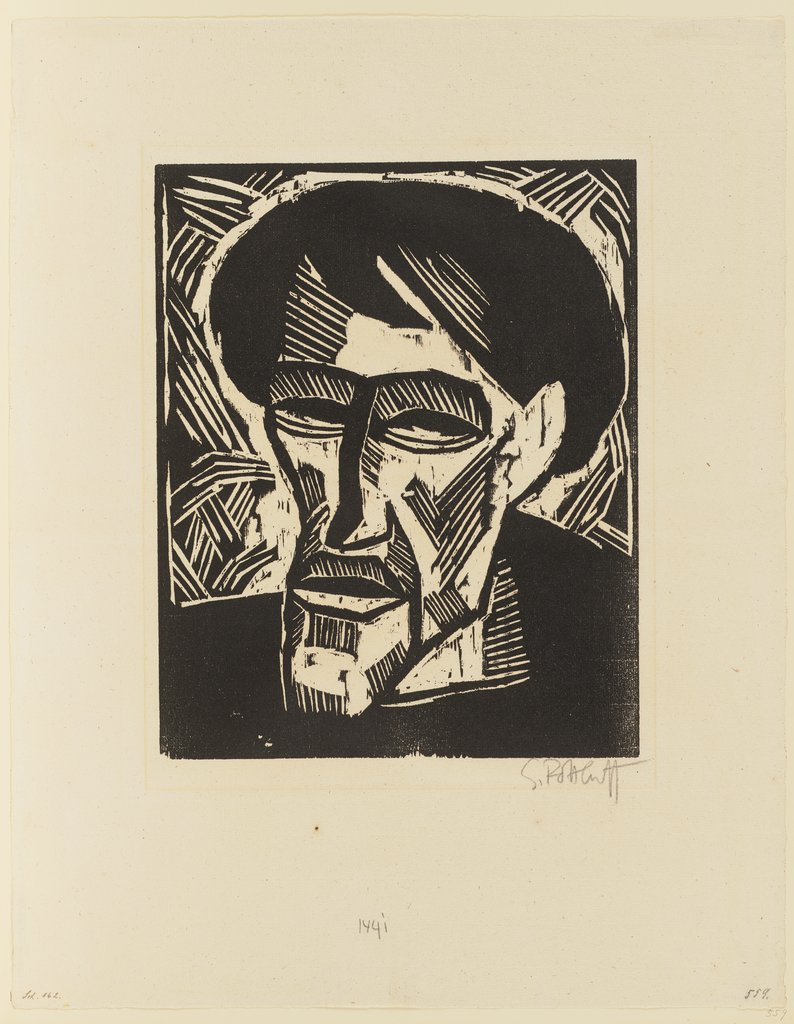 Portrait of O. M. (Otto Mueller), Karl Schmidt-Rottluff