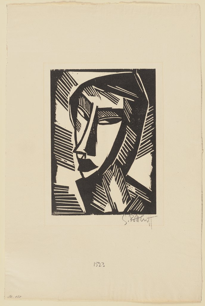 Weiblicher Kopf, Karl Schmidt-Rottluff