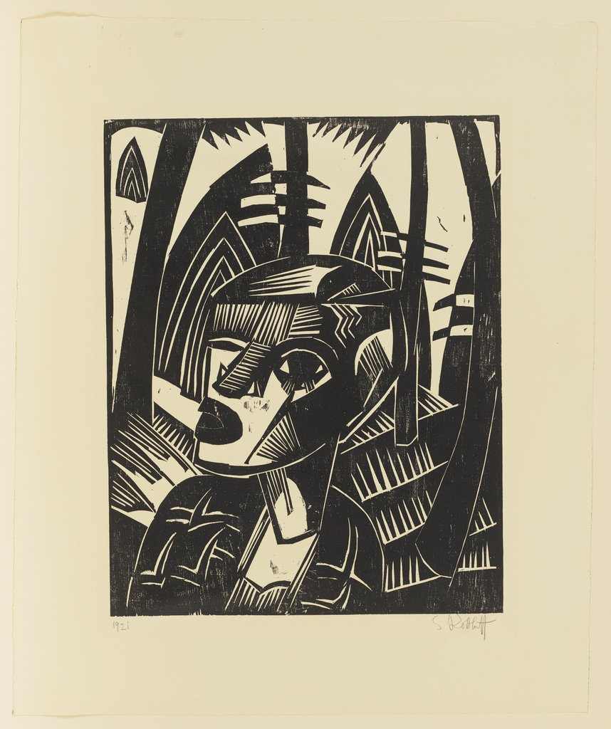 Woman in the Forest, Karl Schmidt-Rottluff