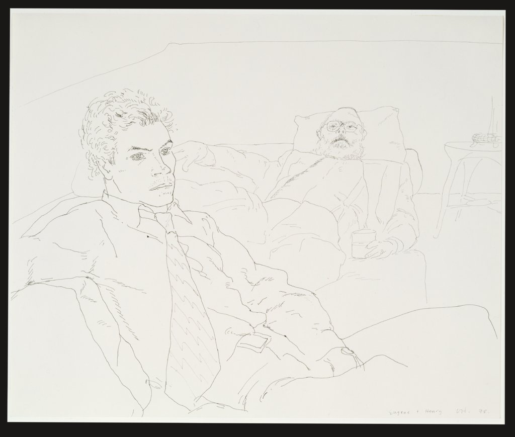 Eugene + Henry, David Hockney