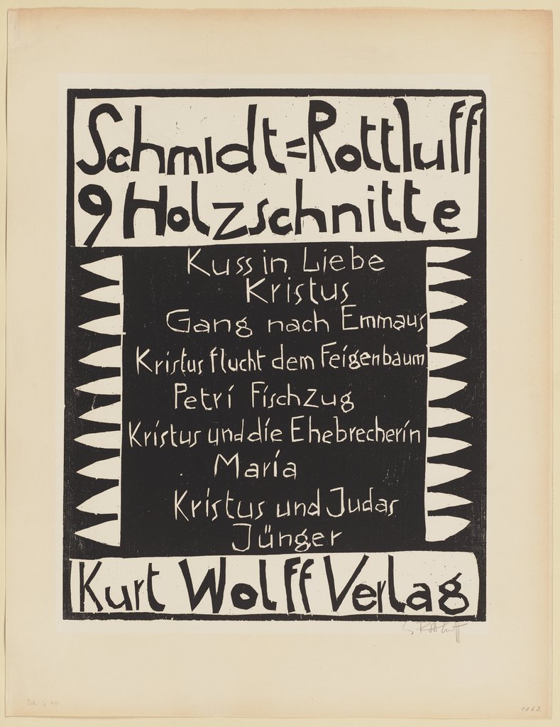 Titelblatt, Karl Schmidt-Rottluff