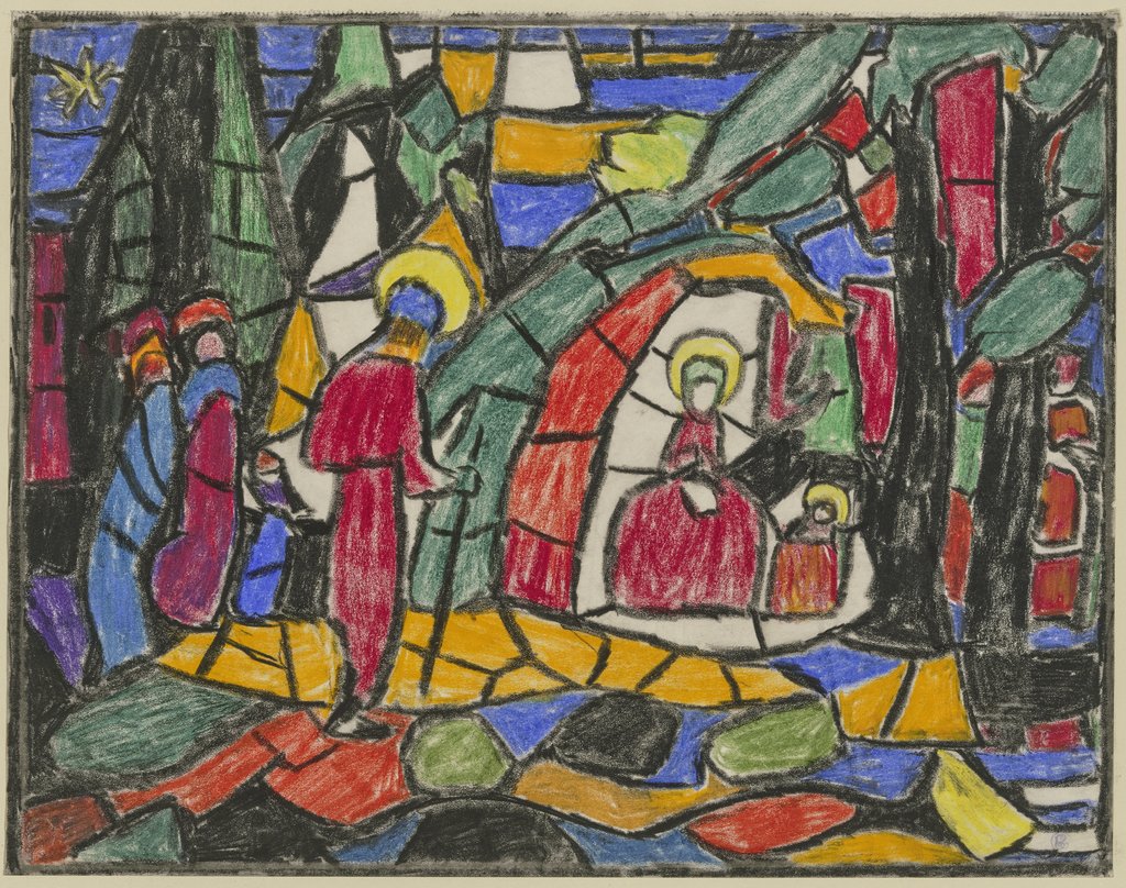 Nativity, Adolf Hölzel